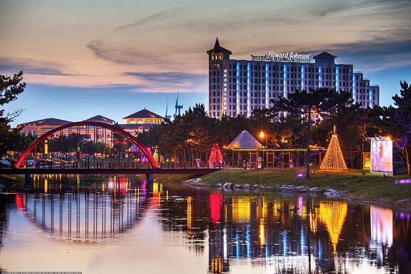 那香海景區的(de)亱(ye)晚--流光溢綵 美輪美奐(huan)