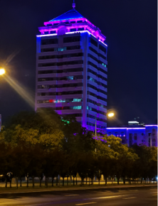 威海衞生大(da)廈亱景亮化